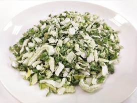 冷凍乾燥小白菜